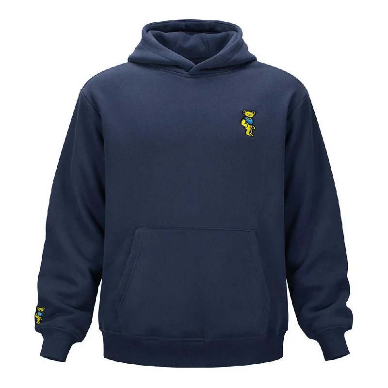 Grateful Dead | Classic Pullover Hoodie | Yellow Bear on Navy