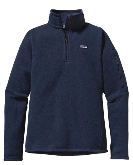 Patagonia Women's Better Sweater 1/4-Zip - Navy