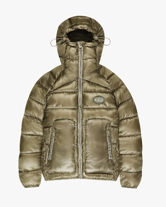 ICONIC PUFFER OLIVE GREEN