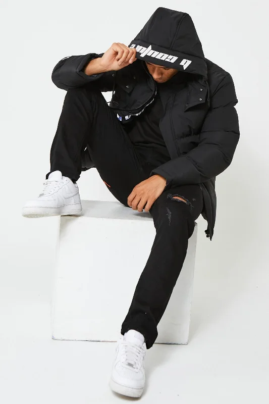 Upminster Puffer Jacket - Black