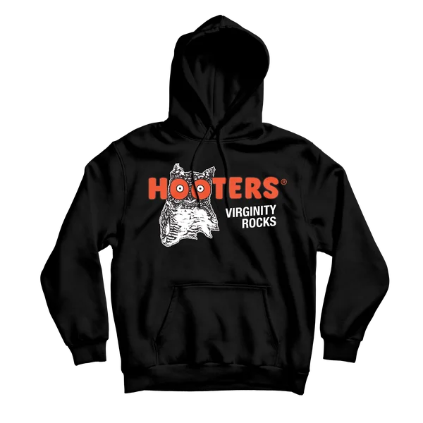 Virginity Rocks x Hooters Black Hoodie