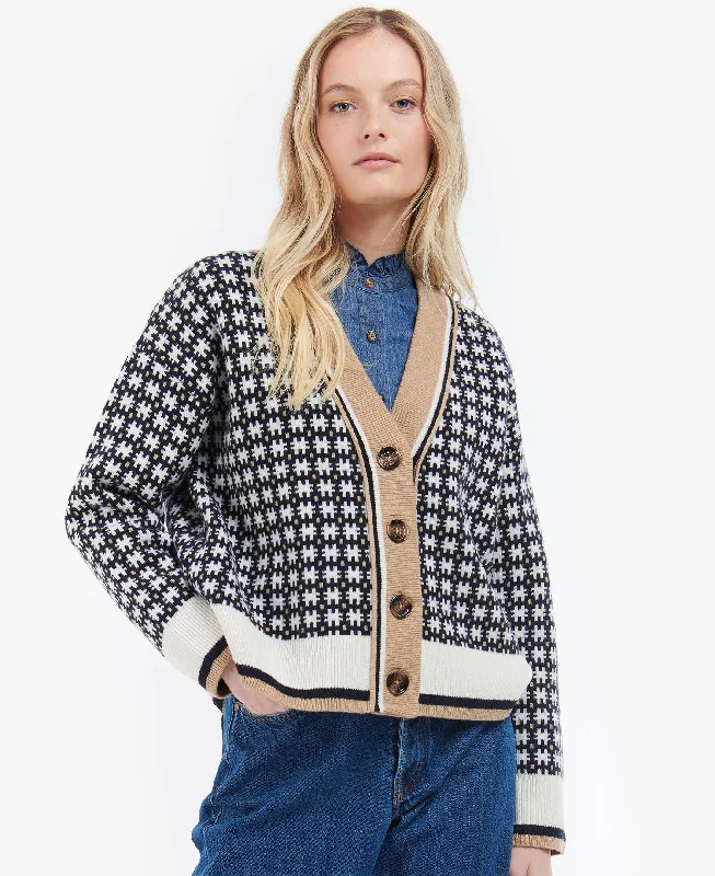 Women's Barbour Francesca Cardigan - Cream