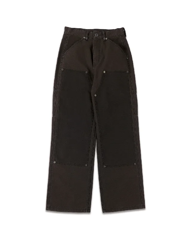 1997shell Metal Rivets Work Pants(Brown)