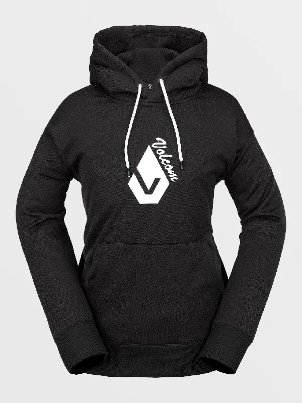 Womens Core Hydro Hoodie - Black