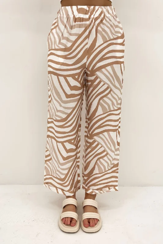 Drew Pant Latte White