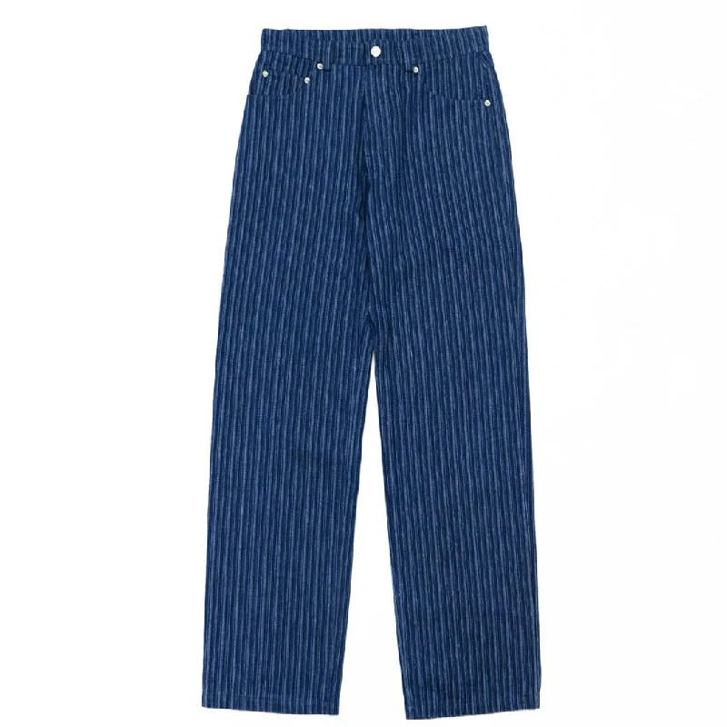 1997shell Denim Straight Stripe Pants