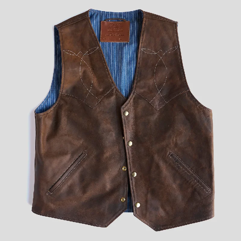 Indy Bison Austin Vest No.450 | Brown