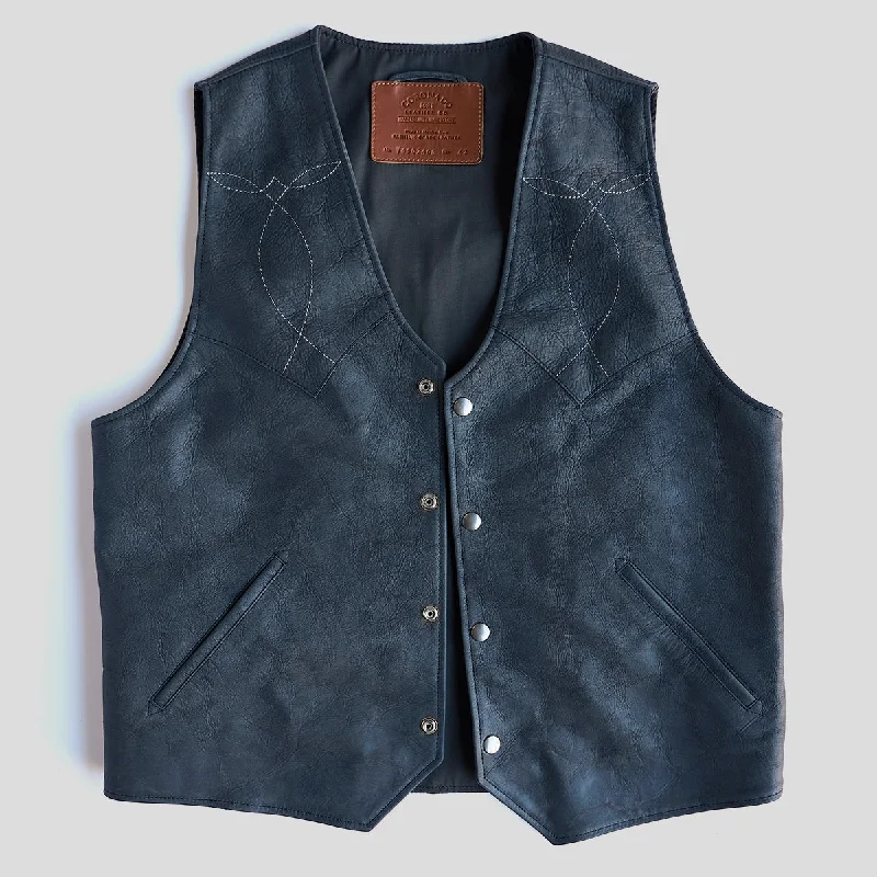 The Bison Austin Vest No.450 | Charcoal