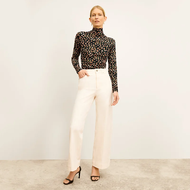 Milo Wide-Leg Jean - Eco Better Than Denim :: Bright Ivory