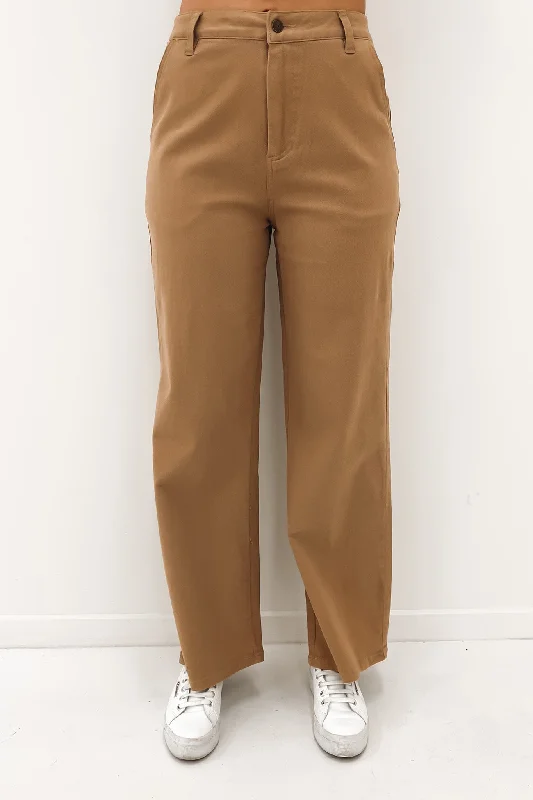 Noah Full Length Pant Khaki