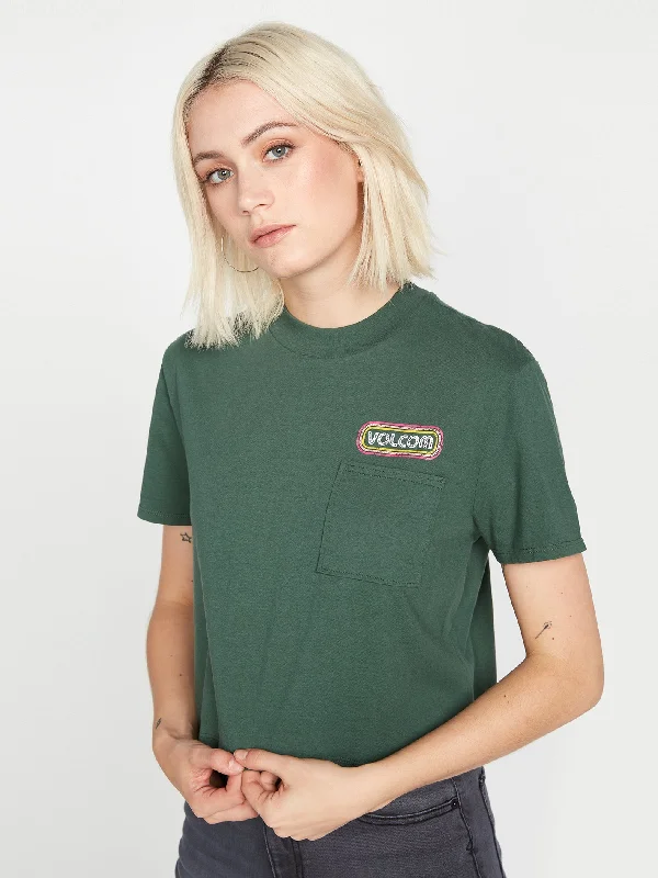 Pocket Dial Short Sleeve Tee - Dark Pine