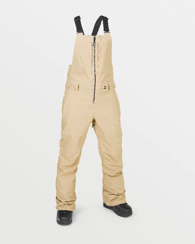 Womens Swift Bib Overalls - Sand