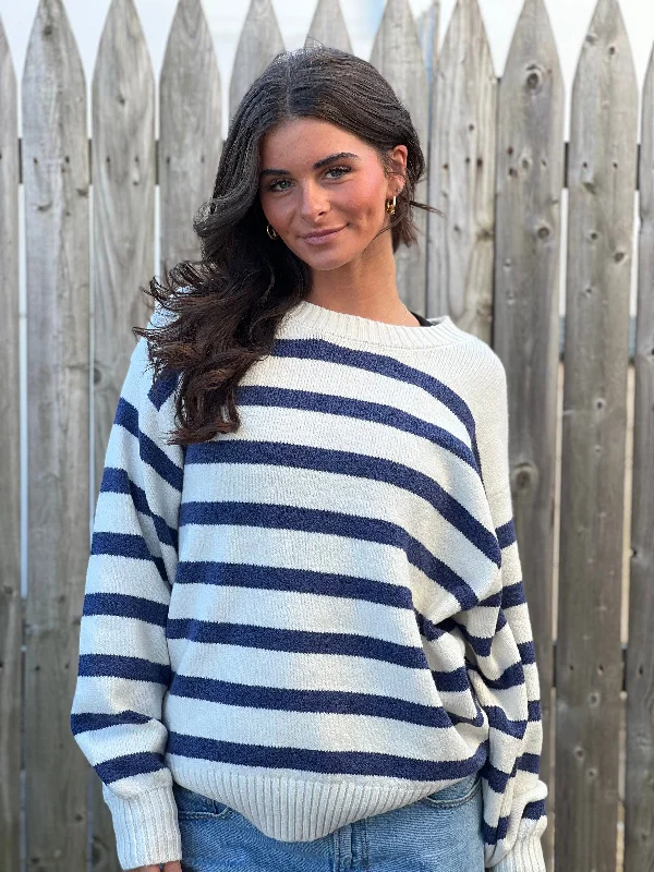 Crewneck Striped Sweater