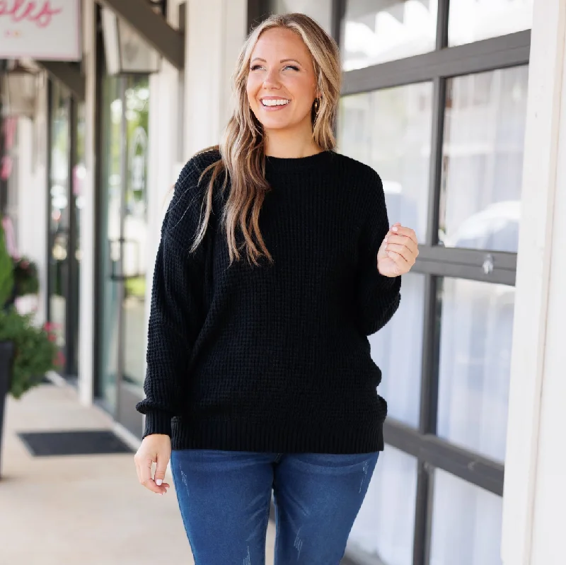 Home For Dinner Sweater, Black