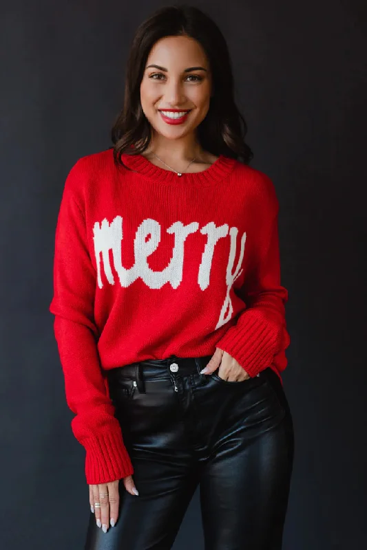 Merry Sweater In Red