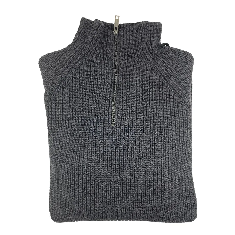 Phil Petter Zip Mock Neck Sweater