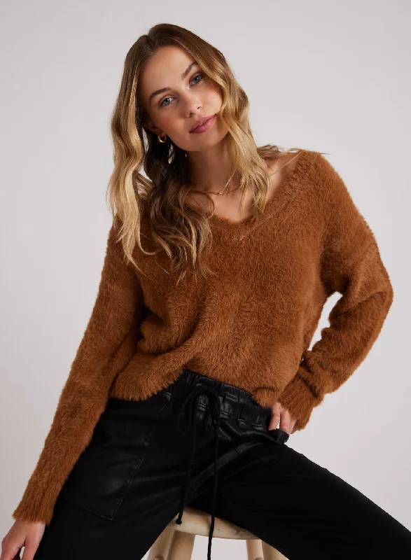 SLOUCHY VNECK SWEATER