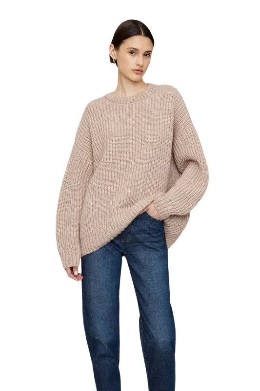 Sydney Crew Sweater in Camel