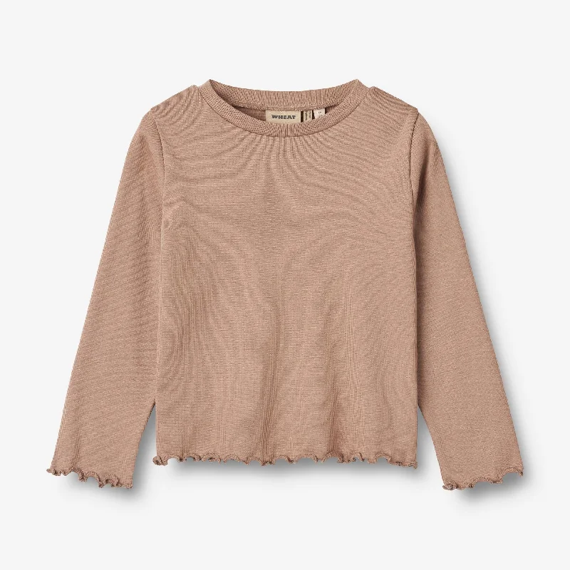 T-Shirt L/S Else - nougat rose