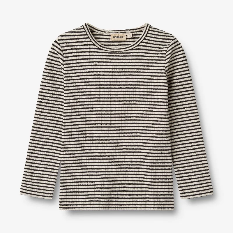 T-Shirt L/S Stig - black stripe