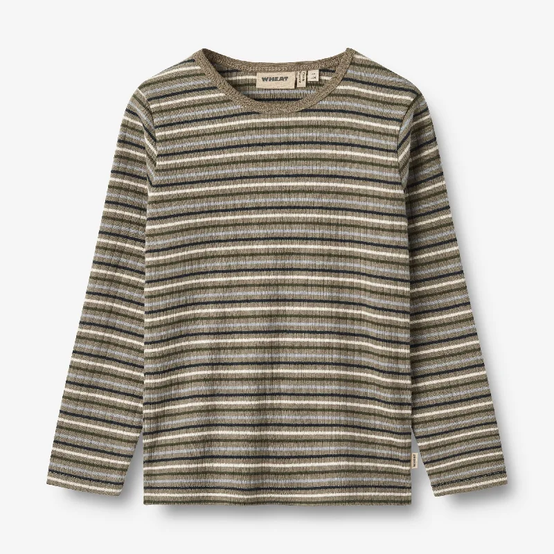 T-Shirt L/S Stig - multi stripe