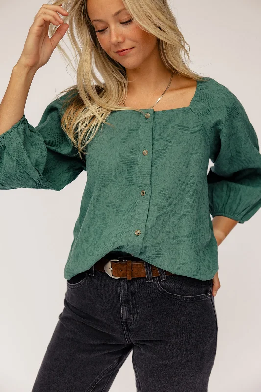 Highland Falls Button Blouse