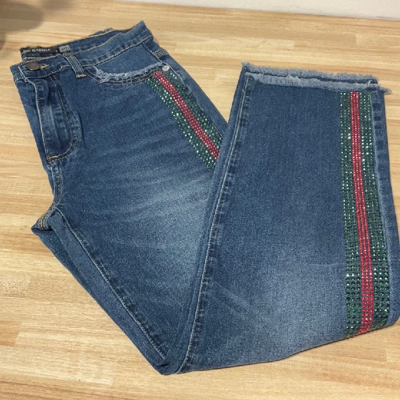 Gabby Isebella Jeans W/ Rhinestone Detail Legs